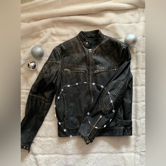 Oscar Leopold leather bomber - Picture 1 of 3